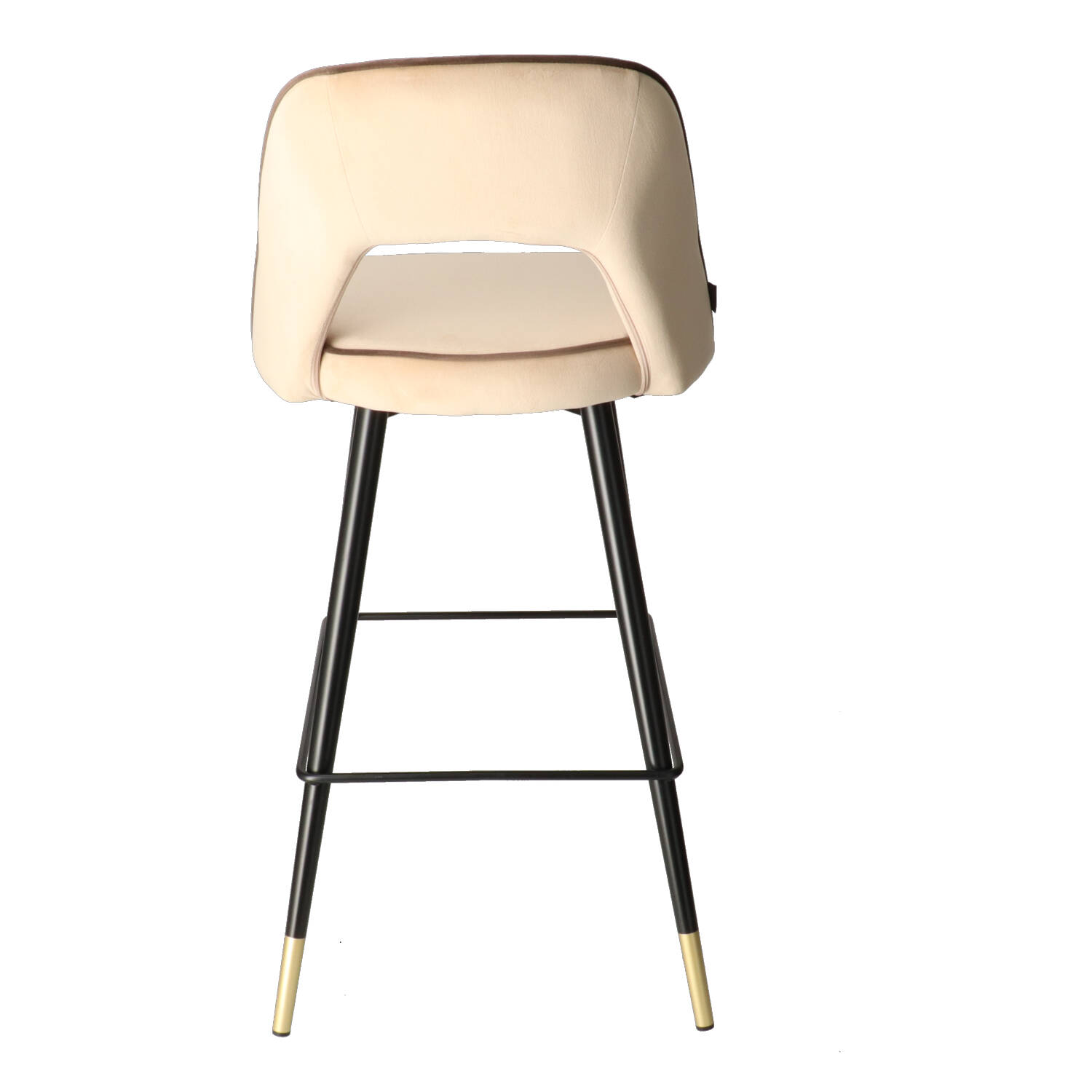 DL FANNY PIP Beige design Upholstered indoor bar stool